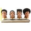 Image 9 : Lot #73 - UNKNOWN PRODUCTION (C. 1985) - Michael Jordan Hairstyle Reference Heads