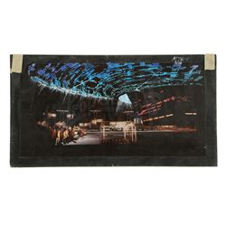 Lot #171 - CLOSE ENCOUNTERS OF THE THIRD KIND (1977) - Hand-Painted Mothership Lighting Concept Illu