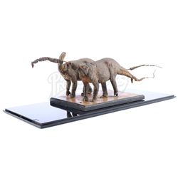 Lot #206 - DINOSAUR! (1985) - Phil Tippett Collection: Pair of Stop-Motion Brachiosaurus Puppets