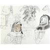 Image 3 : Lot #232 - EVENT HORIZON (1997) - Hand-Drawn John Mollo Spacesuit Concept Sketches and Photographs