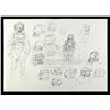 Image 4 : Lot #232 - EVENT HORIZON (1997) - Hand-Drawn John Mollo Spacesuit Concept Sketches and Photographs