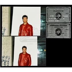 Lot #247 - FIGHT CLUB (1999) - Tyler Durden's (Brad Pitt's) Driver's License Photos and Credit Cards
