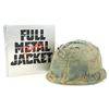 Image 1 : Lot #263 - FULL METAL JACKET (1987) - Screen-Matched Helmet Cover and Matthew Modine-Signed Producti