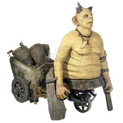 Lot #333 - HELLBOY II: THE GOLDEN ARMY (2008) - Bethmoran Goblin (John Alexander) and Cart Display