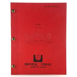 Lot #387 - JAWS (1975) - Final Draft Script