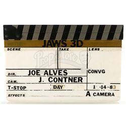 Lot #389 - JAWS 3-D (1983) - Clapperboard