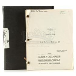 Lot #390 - JAWS: THE REVENGE (1987) - Script and Production Notes