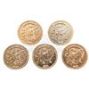 Image 2 : Lot #405 - JOHN WICK: CHAPTER 3 - PARABELLUM (2019) - Set of Five High Table Currency Coins