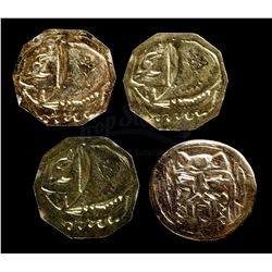 Lot #454 - HOBBIT, THE: THE BATTLE OF THE FIVE ARMIES (2014) - Set of Four of Smaug's (Benedict Cumb