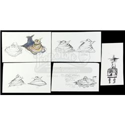 Lot #500 - NIGHTMARE BEFORE CHRISTMAS, THE (1993) - Set of Hand-Drawn Oogie Boogie (Ken Page) Meltin