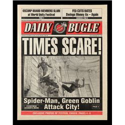 Lot #603 - SPIDER-MAN (2002) - Daily Bugle "TIMES SCARE!" Newspaper