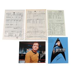 Lot #605 - STAR TREK: THE ORIGINAL SERIES (TV SERIES 1966-1969) - Set of Call Sheets and William Sha