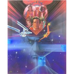Lot #647 - STAR TREK III: THE SEARCH FOR SPOCK (1984) - Hand-Painted Bob Peak Poster Concept Illustr