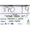Image 5 : Lot #649 - STAR TREK VI: THE UNDISCOVERED COUNTRY (1991) - Second Unit Clapperboard