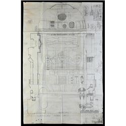Lot #660 - STAR WARS: ATTACK OF THE CLONES (2002) - R2-D2 (Kenny Baker) Blueprint