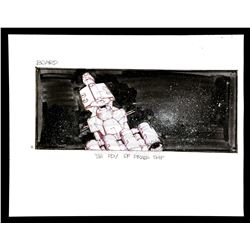 Lot #670 - STAR WARS: A NEW HOPE (1977) - Hand-Drawn Pirate Ship Storyboard