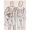 Image 2 : Lot #679 - STAR WARS: A NEW HOPE (1977) - Hand-Drawn Early Rebel Soldier Concept by John Mollo