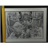 Image 4 : Lot #709 - STAR WARS: THE EMPIRE STRIKES BACK (1980) - "Memories of Dagobah" Hand-Drawn Artwork by N
