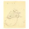 Image 7 : Lot #718 - STAR WARS: RETURN OF THE JEDI (1983) - Jabba the Hutt Eyes and Concept Artwork