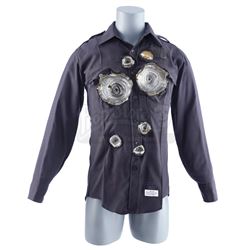 Lot #794 - TERMINATOR 2: JUDGMENT DAY (1991) - T-1000's (Robert Patrick) Animatronic Bullet-Hit Poli