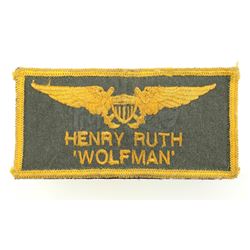 Lot #813 - TOP GUN (1986) - Leonard "Wolfman" Wolfe's (Barry Tubb) Flight Suit Patch