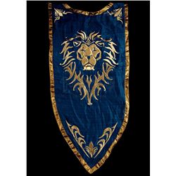 Lot #844 - WARCRAFT (2016) - Large Lion Head Alliance Banner