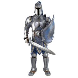 Lot #845 - WARCRAFT (2016) - Alliance Foot Soldier Armor with Sword and Shield