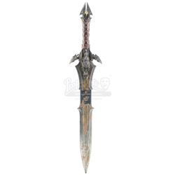 Lot #846 - WARCRAFT (2016) - Lothar's (Travis Fimmel) Hero Clay-Covered Sword