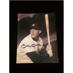 Mickey Mantle Autograph 8X10 Photo W/COA