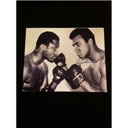 Muhammad Ali Joe Frazier Autograph 8X10 Photo W/COA