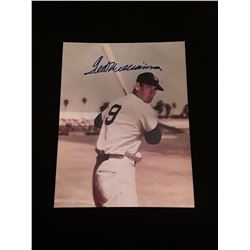 Ted Williams Autograph 8X10 Photo W/COA