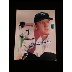 Mickey Mantle Autograph 8X10 Photo W/COA