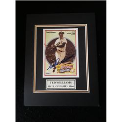 Ted Williams Autograph Matted 11x14 Photo W/COA