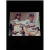Image 1 : Hank Aaron Eddie Mathews Autograph 8x10 Photo W/COA