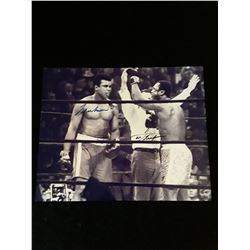 Muhammad Ali Joe Frazier Autograph 8x10 Photo W/COA