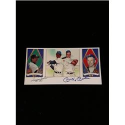 Reggie Jackson Mickey Mantle Autograph 8x10 Photo W/COA
