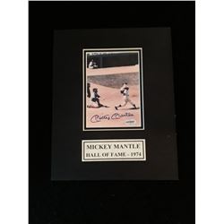 Mickey Mantle Autograph 8x10 Photo W/COA