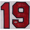 Image 2 : BOB FELLER SIGNED JERSEY Inscribed "HOF 1962" (BECKETT COA)