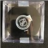 Image 2 : BOBBY HULL SIGNED PUCK WITH CASE COJO COA