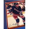 Image 2 : WAYNE GRETZKY SIGNED 8X10 FRAMED CARD and PUCK DISPLAY w/ COA