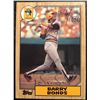Image 1 : BARRY BONDS SIGNED BASEBALL ROOKIE CARD 1566/1987