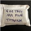 Image 2 : 4 OZ .TROY 999 FINE TITANIUM