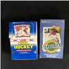 Image 1 : 1990s HOCKEY HOBBY BOXES LOT