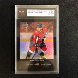 2019-20 UD TIM HORTONS #8 ALEX OVECHKIN (10 GEM MINT)