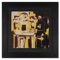 Ringo Daniel Funes - (Protege of Andy Warhol's Apprentice - Steve Kaufman), "Three Musicians" Framed