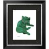 Andy Warhol- Cat From "25 Cats Named Sam and One Blue Pussy" , c. 1954 (Green Cat)