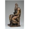 Image 3 : Michelangelo "Moses” Lost Wax Bronze Sculpture