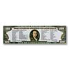 Image 1 : Steve Kaufman (1960-2010), "Steve Kaufman $100.00 Dollar Bill state 2: To Hell and Back" Hand Signed