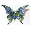 Patricia Govezensky- Original Painting on Cutout Steel "Butterfly CCXLIII"