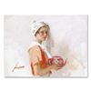 Image 1 : Pino (1939-2010), "The Gift" Artist Embellished Limited Edition on Canvas, Numbered 13/95 and Hand S
